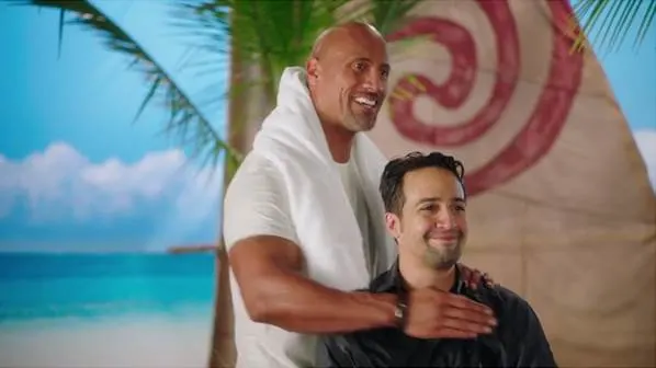 Fun Facts from MOANA the rock and lin manuel