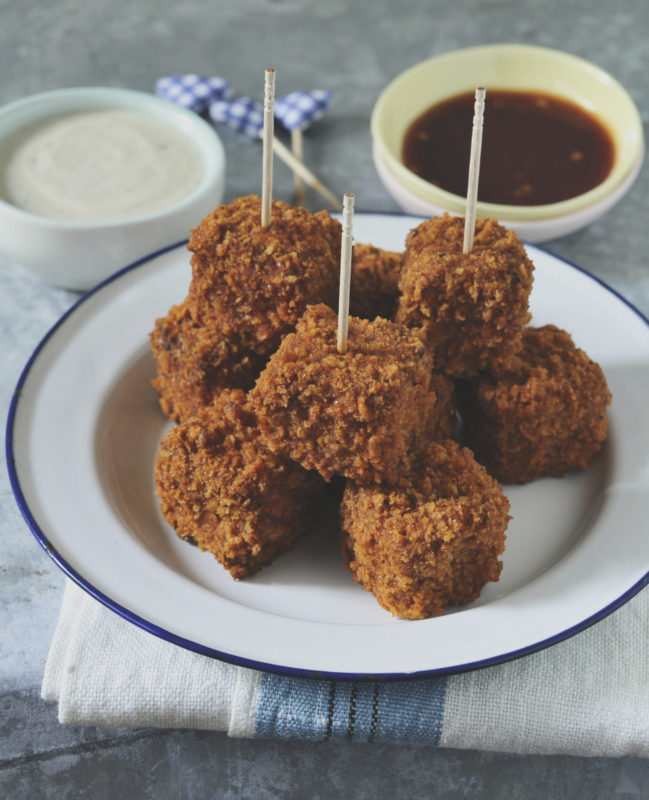Baked Buffalo Tofu Bites Recipe • Mommy's Memorandum