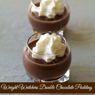 Weight Watchers Double Chocolate Pudding #WeightWatchers #Pudding #Recipe