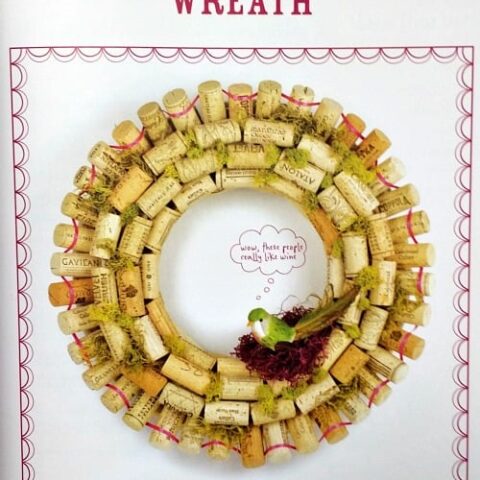Wine Cork Wreath Tutorial #DIY