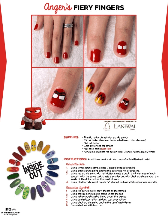 anger nail art