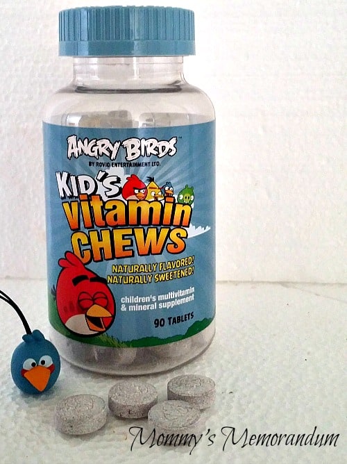angry birds vitamin chews