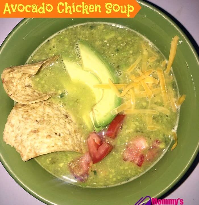 avocado chicken soup