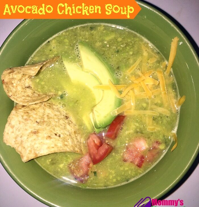avocado chicken soup