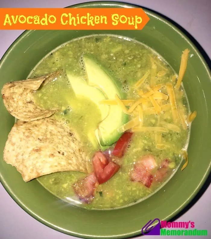 Chicken Avocado Tortilla Soup Recipe
