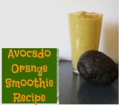 avocado orange smoothie recipe