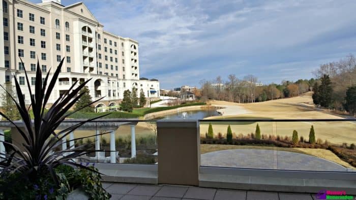 ballantyne hotel looking at golf course