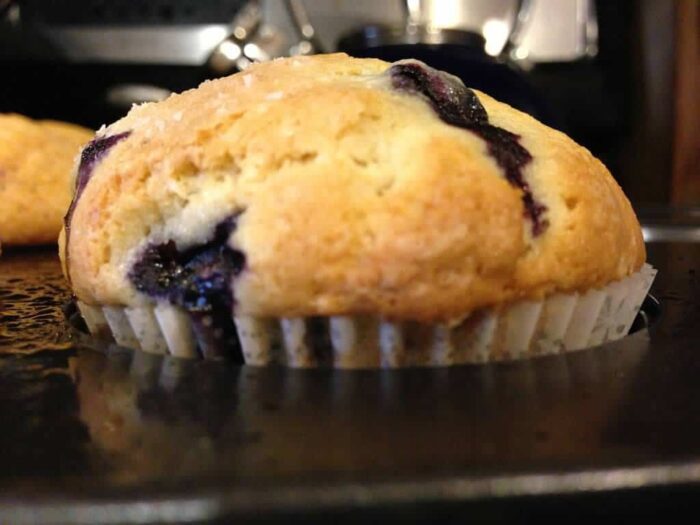 Sometimes life calls for a ridiculously easy blueberry muffins recipe. This Quick and Easy Blueberry Muffins Recipe is just that. It makes moist, delicious muffins bursting with blueberries.