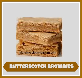 butterscotch brownie recipe