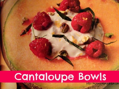 cantaloupe bowls recipe