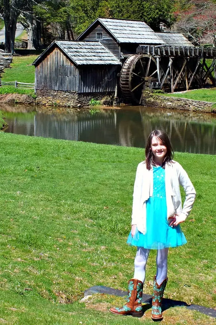 cavenders with mabry mill in background