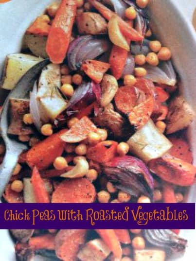 chick peas and roasted vegetables #food #nom