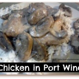This Chicken in Port wine recipe is a combination of chicken, cream, and mushrooms. Ask me and I will confess to you that is one of the great combinations of food. It's the kind of dish you serve as comfort food or when entertaining guests.