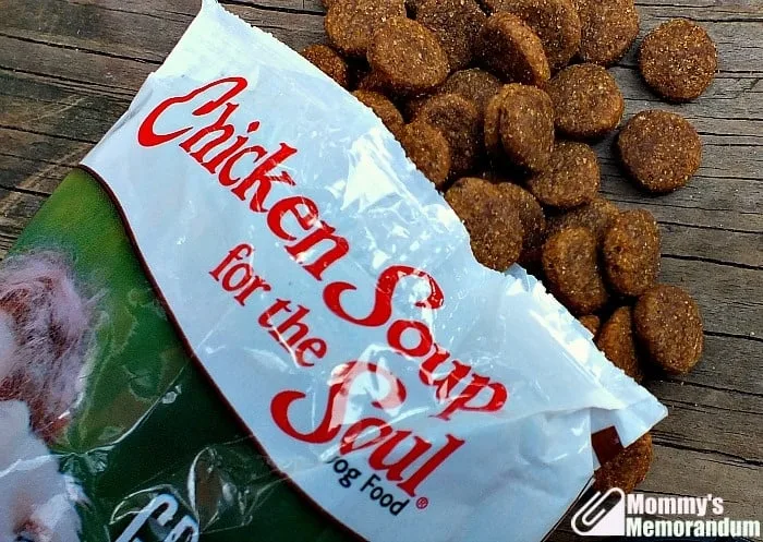 chicken soup for the Soul dog food package