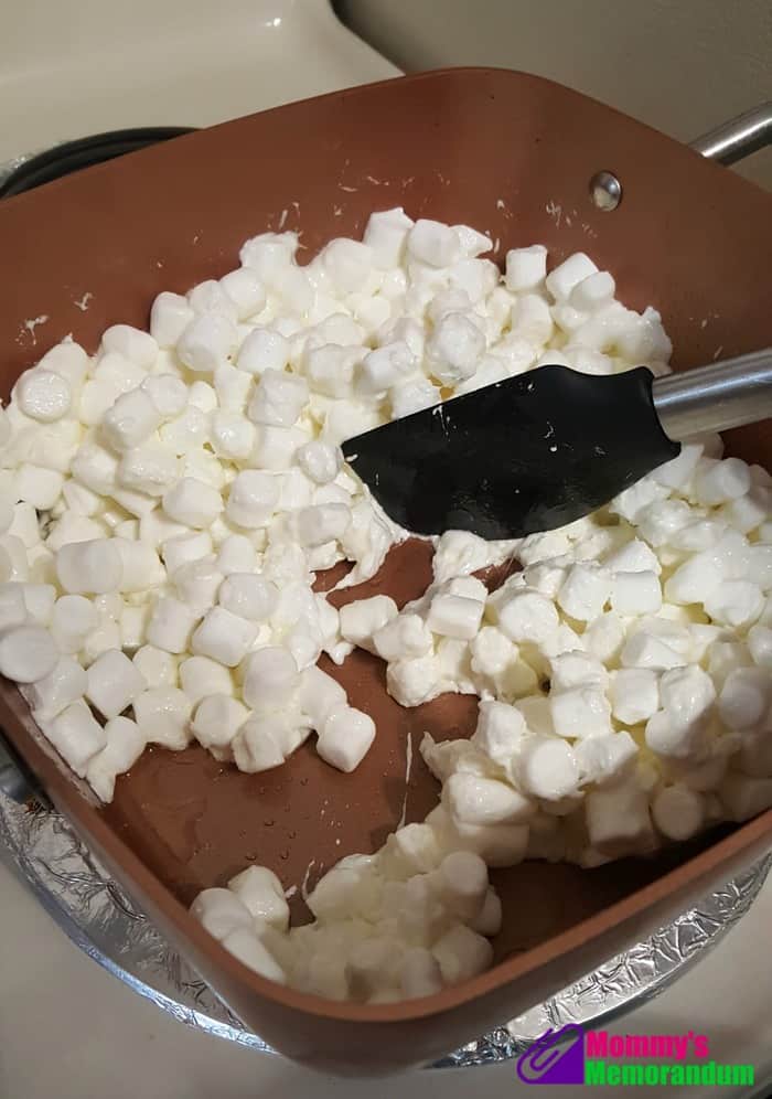 copper chef with mini marshmallows