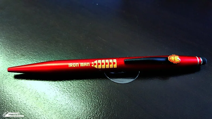 cross iron man pen on desk