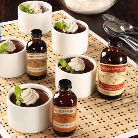 Decadent Chocolate Pudding with Espresso Whipped Cream #Recipe