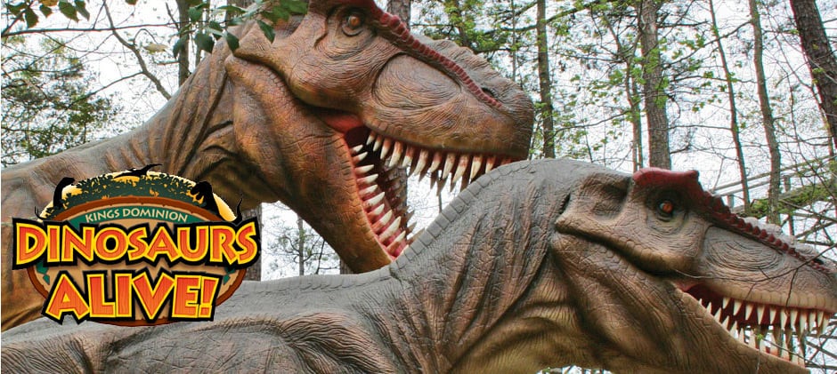 kings dominion dinosaurs alive