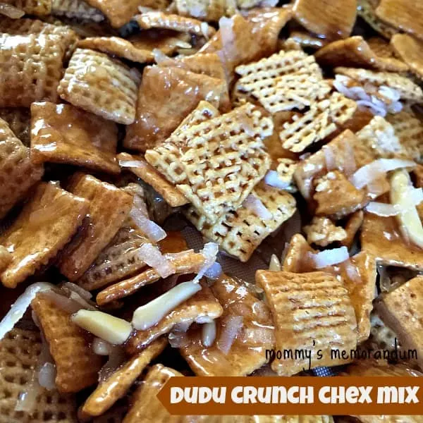 dudu crunch chex mix recipe