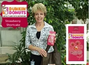 dunkin donuts strawberry shortcake