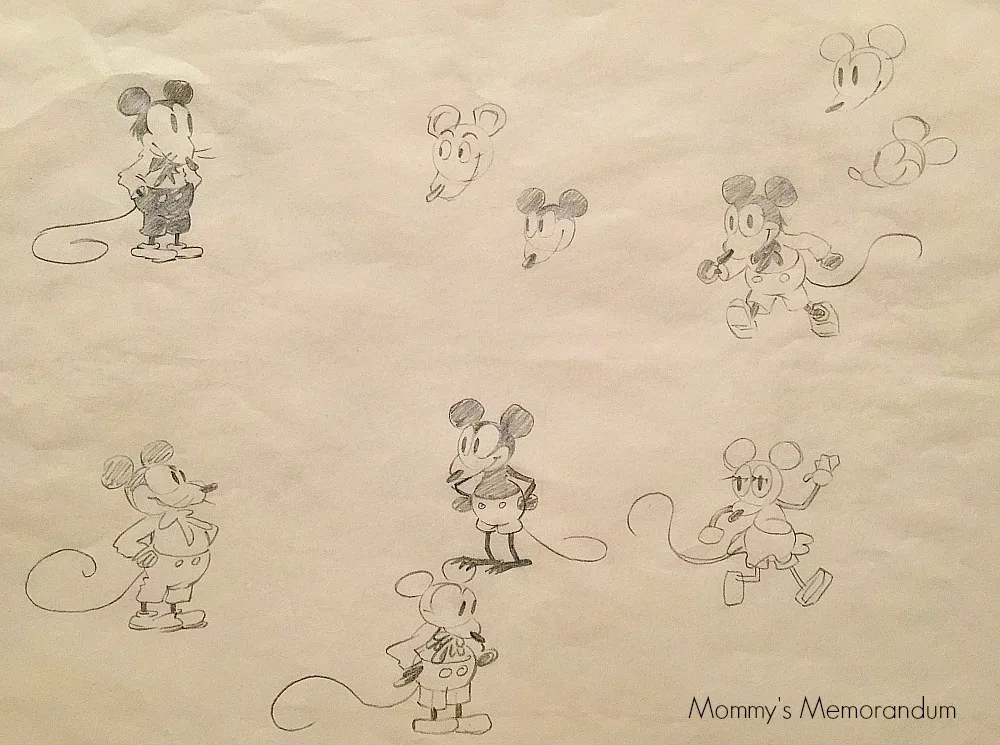 earliest known drawings of Mickey Mouse