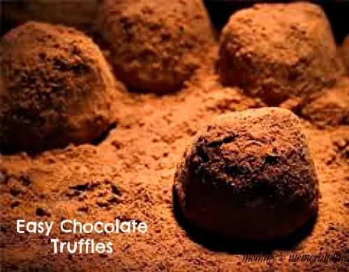 easy chocolate truffles recipes