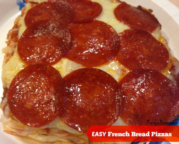 easy french bread pizza recipe ready to eat!