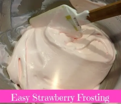 easy strawberry frosting recipe