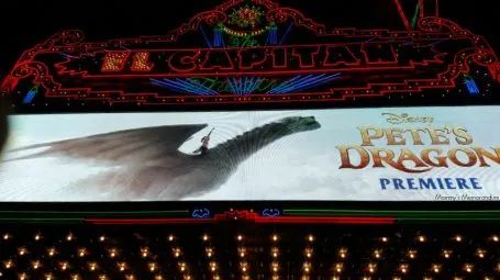 el capitan theatre world premiere disney's pete's dragon