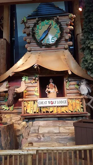 Pocahontas display welcoming guests at Great Wolf Lodge Williamsburg