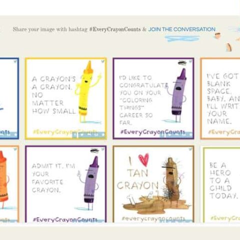 Make Your Own Badge for Your Favorite Crayon! #EveryCrayonCounts