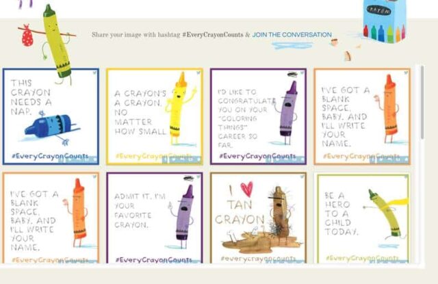 Make Your Own Badge for Your Favorite Crayon! #EveryCrayonCounts ...