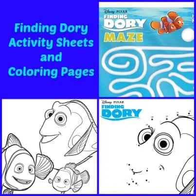 finding dory Collage