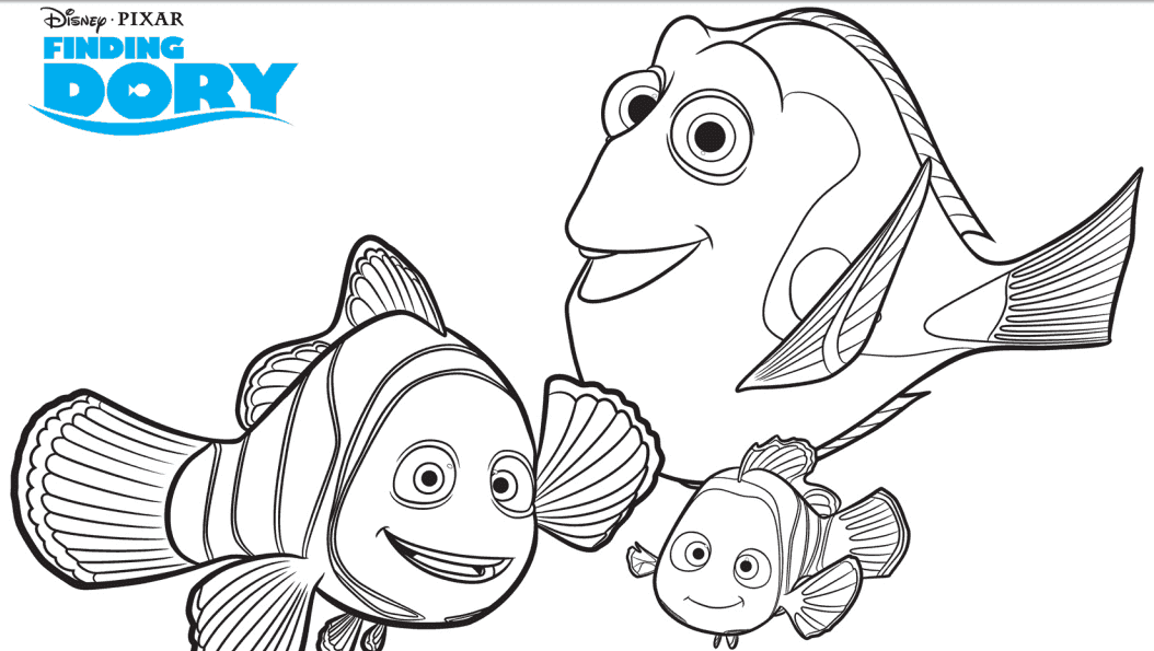 Finding Dory FREE Activity Sheets and Coloring Pages
