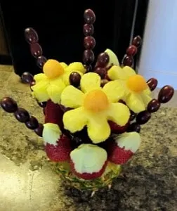 diy fruit bouquet