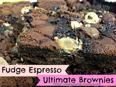 fudge espresso ultimate brownies recipe
