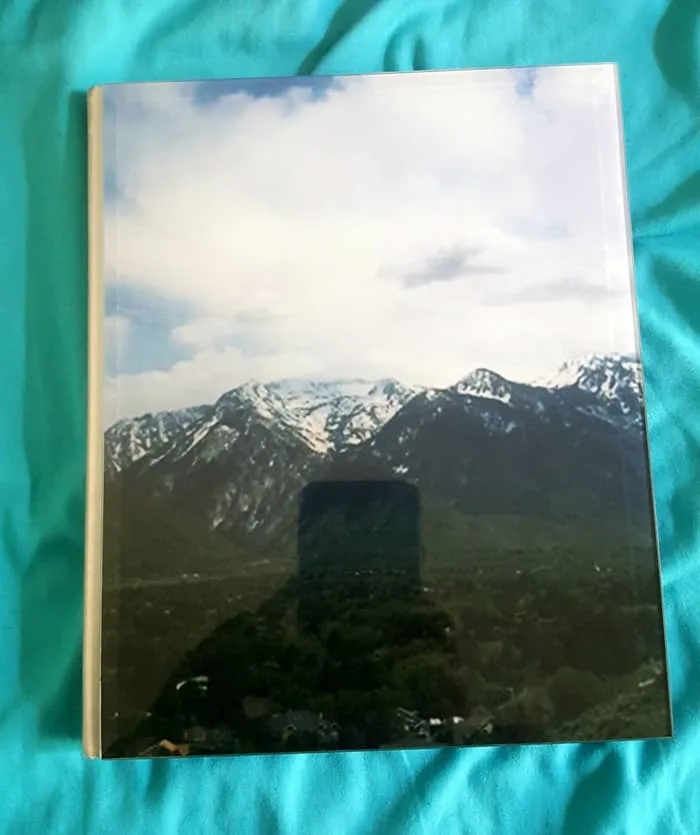 glass crystal photo book utah mountains