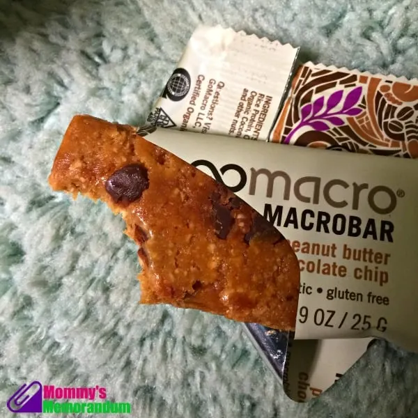 gomacro peanut butter chocolate chip