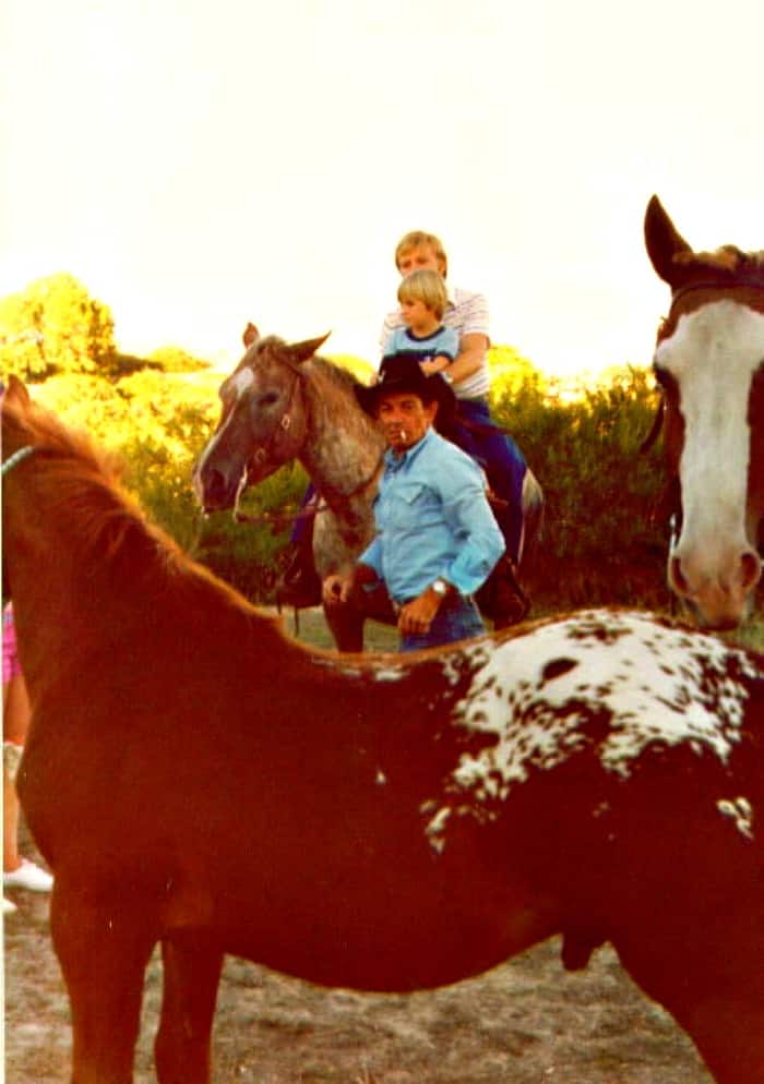 grandpa jack with apaloosa