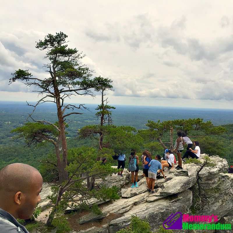 hanging rock overhang