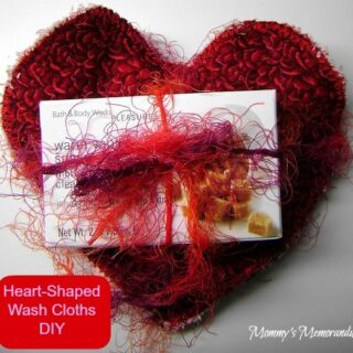 Heart Shaped Wash Cloths Craft Tutorial