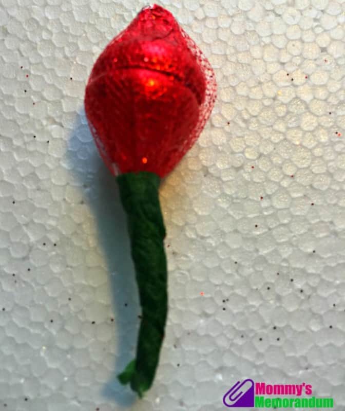 hershey kisses roses bud