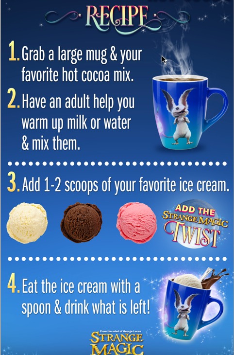 #StrangeMagic Hot Cocoa Recipe