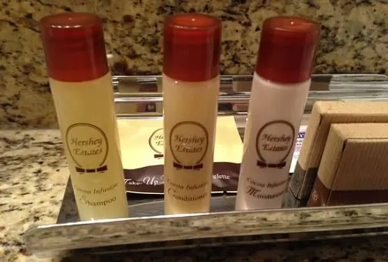 hotel hershey toiletries