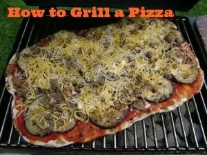 how to grill a pizza #DIY