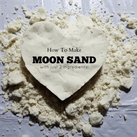 how to make moon sand with johnson and johnson baby oil