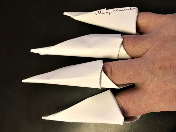 how to make wolverine claws origami