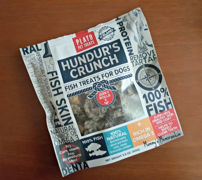 hundur's crunch dog treats bag