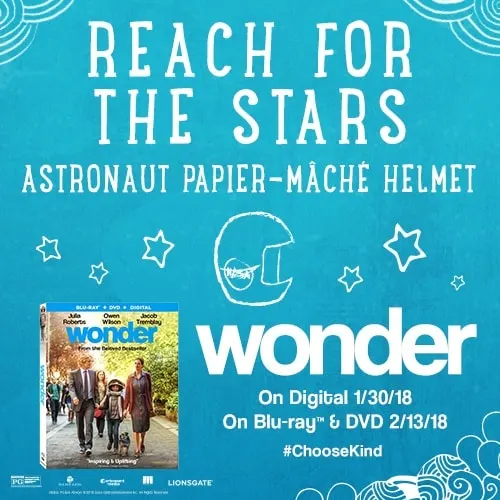 Wonder Astronaut Papier Mache Helmet