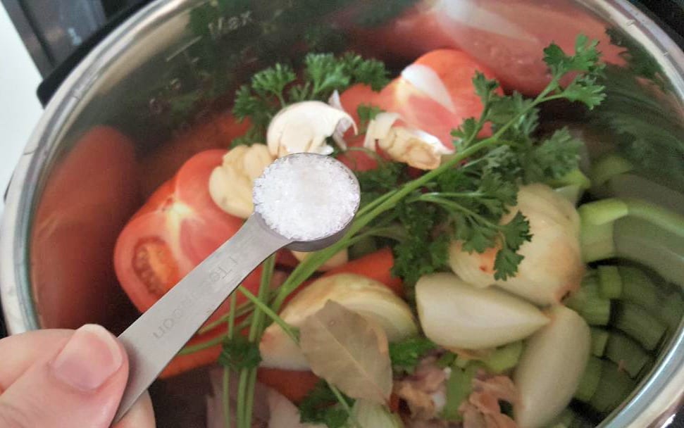 instant pot chicken broth salt